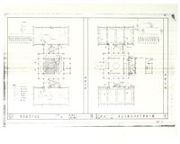 《臺南市鄭成功紀念館施工圖》圖組─〈電氣配置平面圖 20/50〉(複印本)藏品圖，第1張